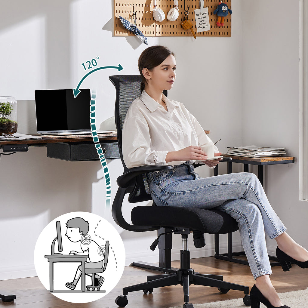 Ergonomic Highback Computer Office Mesh Chair