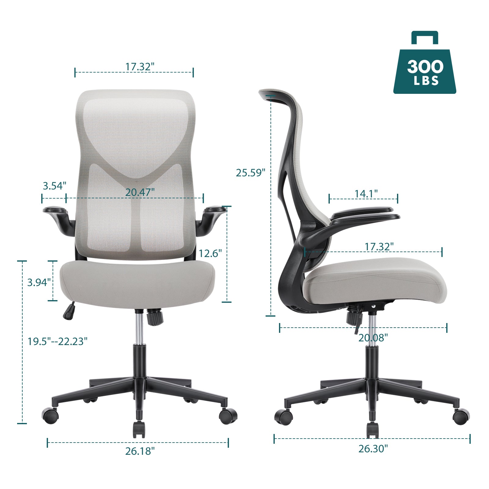 Ergonomic Highback Computer Office Mesh Chair